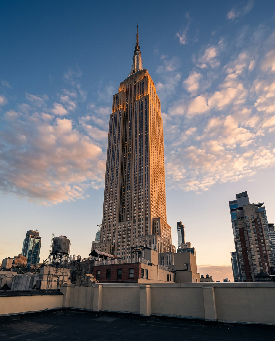 Rooftop view of the Empire State Building from 35 West 35th Street